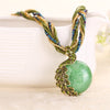 Peacock Rhinestone Necklace - ReneStop