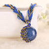 Peacock Rhinestone Necklace - ReneStop