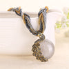 Peacock Rhinestone Necklace - ReneStop