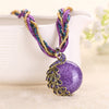 Peacock Rhinestone Necklace - ReneStop