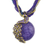 Peacock Rhinestone Necklace - ReneStop